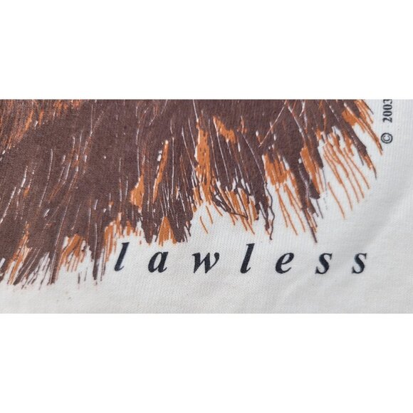 2XL Animal Lover Bear Grizzly Brown Kodiak Preshrunk Cotton Vtg 2003 Lawless NOS - Picture 8 of 10